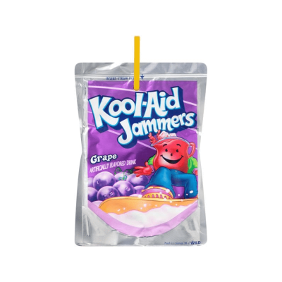 Kool Aid Jammers Grape 6 fl oz (177ml) x 10