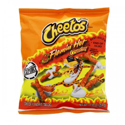 Cheetos Flamin Hot Crunchy 1.25oz x 44