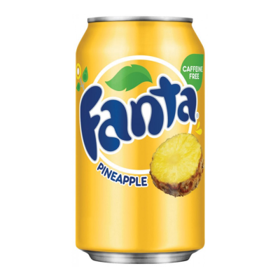 Fanta Pineapple Glass Bottle 12 fl oz x 24