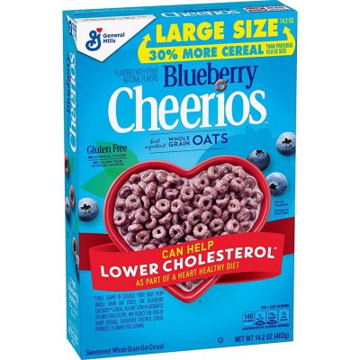 GM Cheerios Blueberry Large Size 14.2oz 1