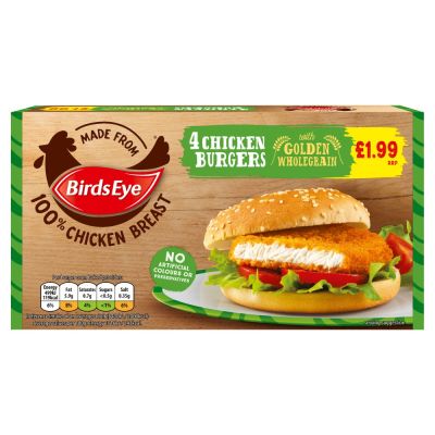 Birds Eye 4 Chicken Burgers 200g