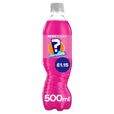 Fanta Zero What The Fanta Mystery Flavour 12 x 500ml PM £1.15