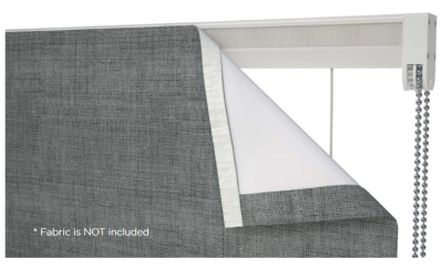 150Cm 1:4 Connect Roman Blind Kit Wh