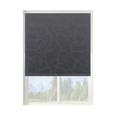 120Cm Roller Blind Textured Blackout Sl