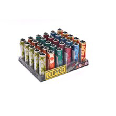 CLIPPER Lighter Micro Metal Covers 30 Pack - Summer