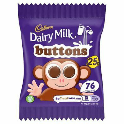 Dairy Milk Buttons Bags 14.4g x 60  (25p PM)