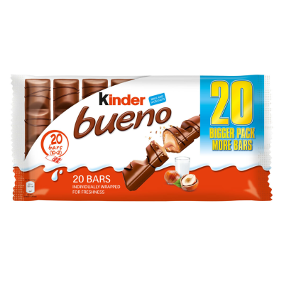 Kinder Bueno White ( 3 x 2 Bars) 117g x 10