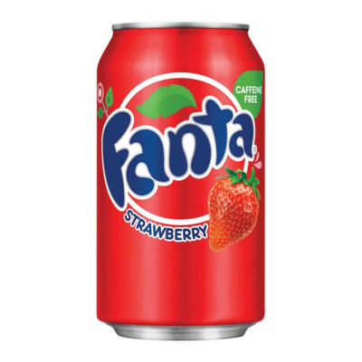 Fanta Strawberry Glass Bottle 12 fl oz x 24