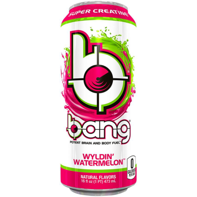 Bang Wyldin' Watermelon 16 fl oz (473ml) x 12