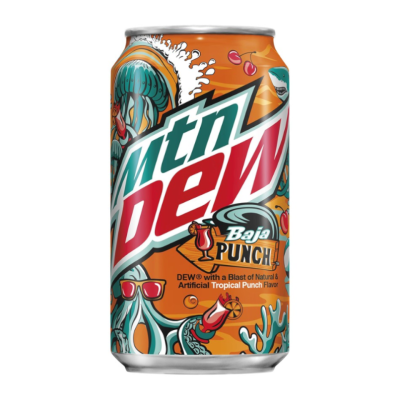 Mountain Dew Baja Punch 355ml (12 fl oz) x 12