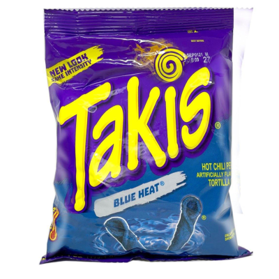 Takis Blue Heat Hot Chilli Pepper 4oz x 20