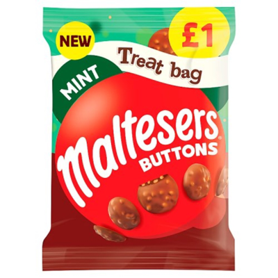 Malteser Mint Buttons Treat Bag 68g x 20 (£1 PM)