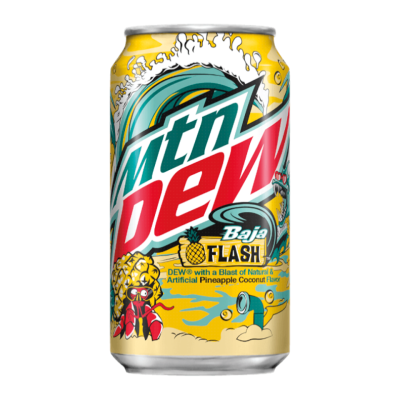 Mountain Dew Baja Flash 355ml (12 fl oz) x 12