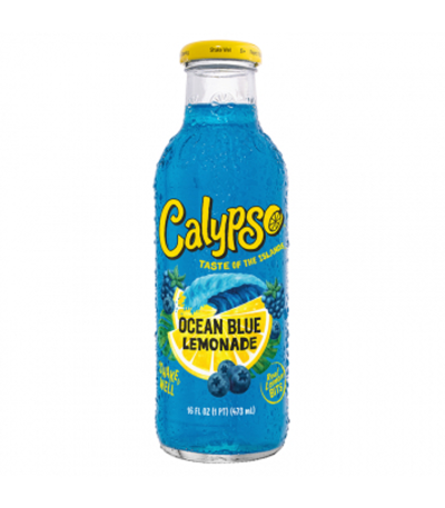 Calypso Ocean Blue Lemonade 473ml (16 fl oz) x 12