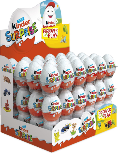 Kinder Surprise Egg 72 Eggs Display