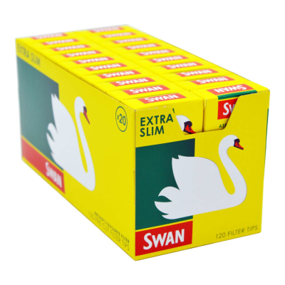 Swan Extra Slim 120 Filter Tips Box of 20