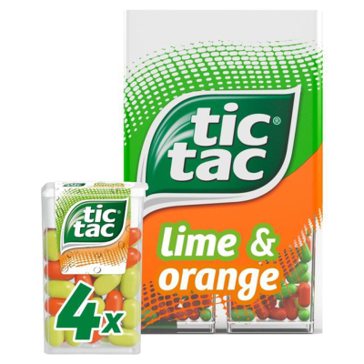 Tic Tac Lime and Orange MultiPack 4 Pack