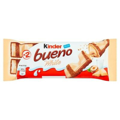 Kinder Bueno White Twin Packs 39g x 30