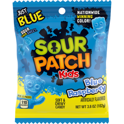 Sour Patch Kids Peg Bag Berries 7.2oz x 12