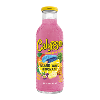 Calypso Island Wave Lemonade 473ml (16 fl oz) x 12