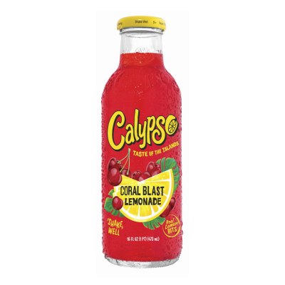 Calypso Coral Blast Lemonade 473ml (16 fl oz) x 12