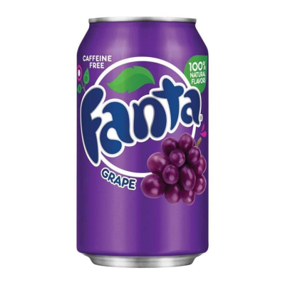 Fanta Grape Glass Bottle 12 fl oz x 24